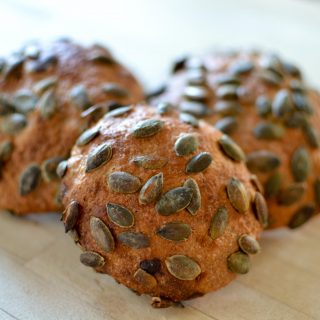 pumpkin seed and apricot rolls