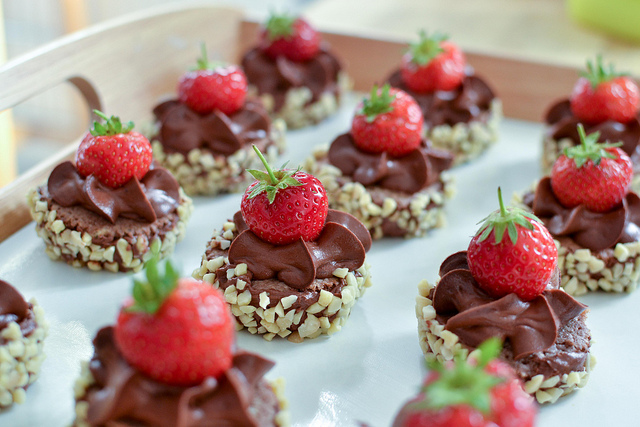 Strawberry Canapes