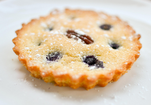 Copyright_Blueberry And pecan Frangipane Cake