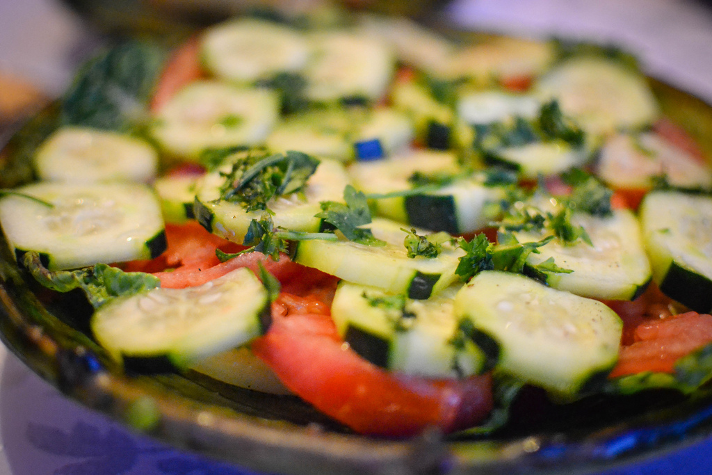 Tomato and Cucumber Salad at Dar Daif